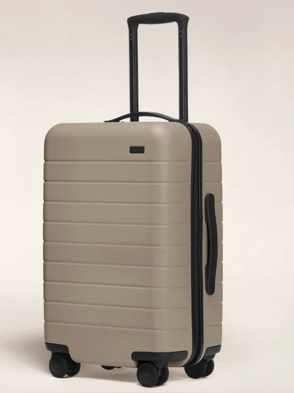 Away Suitcase in Sand Beige Discontinued Color Hardshell Luggage BIGGER CARRY ON